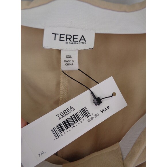 Terea Andrea Pitter Midi Skirt Size XXL Faux Wrap Slit New - Picture 5 of 6